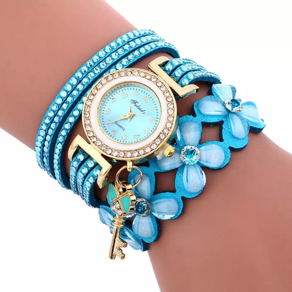 Wrap Around Wristband Bracelet Watch